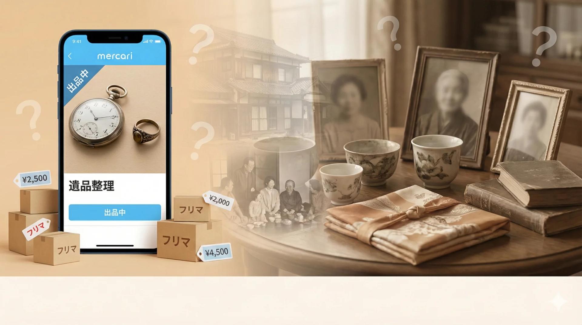フリマアプリと遺品整理の実態